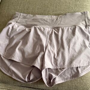lululemon athletica Lavender Athletic Shorts